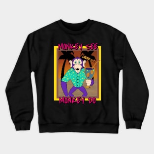 The Drunken Monkey Crewneck Sweatshirt